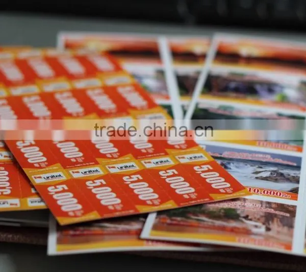 Telecom Use Paper Scratch Card Manufacturer photo-6