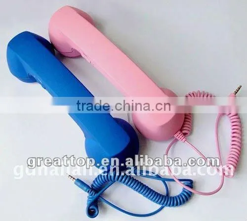 Retro Cellphone Handset for Samsung With Function Key and Rubber Coating