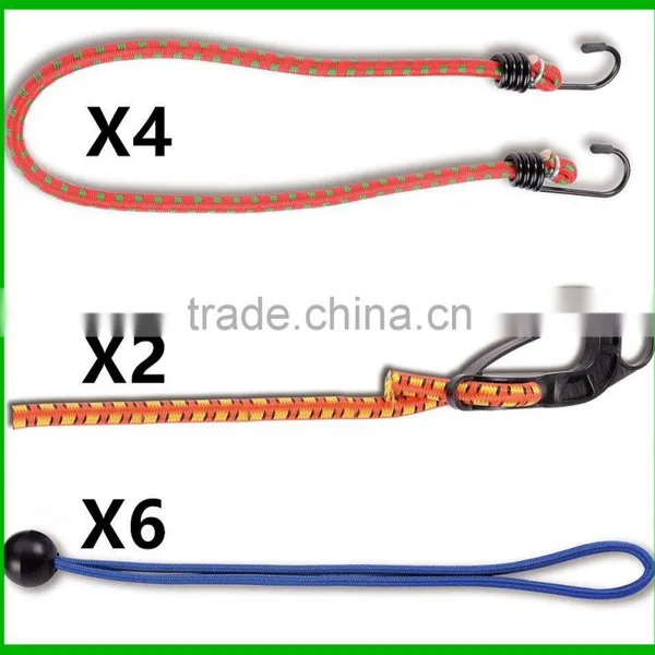 Ratchet& Cambuckle& Bungee Cords& Ball Bungee& Adjustable Length Bungee Cord photo-5
