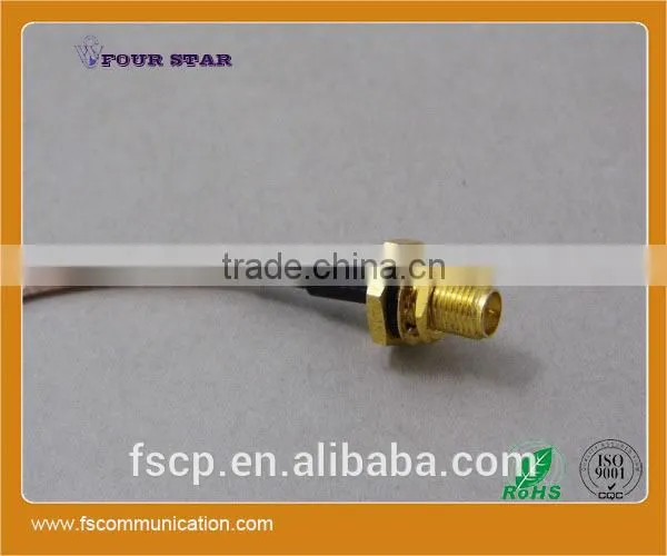 RG316 Cable Assembly With SMA RP-Female Bulkhead to MCX Male Right Angle Connector photo-5