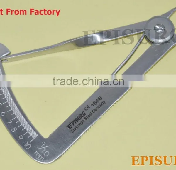 IWANSON Gauge Spring Measuring Caliper, Dental Surgical Instruments, 1 Piece