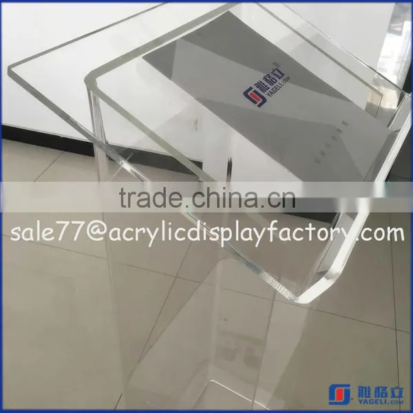 Hot Sell Acrylic Lectern /Modern Design Clear Perspex Acrylic Lectern Podium photo-2