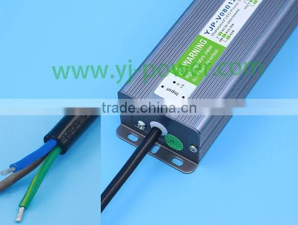 Power Supply 12v dc 72w 6 Amp Waterproof YJP-V08012 RoHS,CE-EMC,CE-LVD,IP67 photo-2