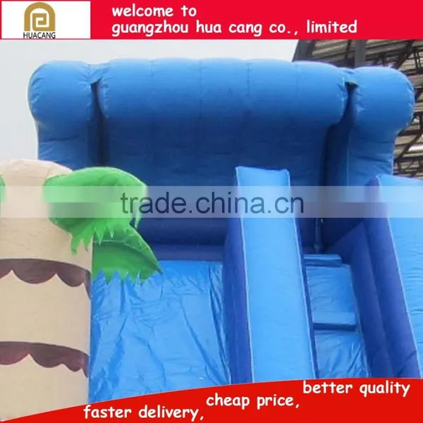 Happy Christmas Inflatable Slide, Giant Inflatable Slide for Sale
