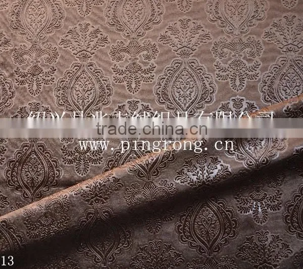 Dyed Solid Velveteen Fabric for Sofa