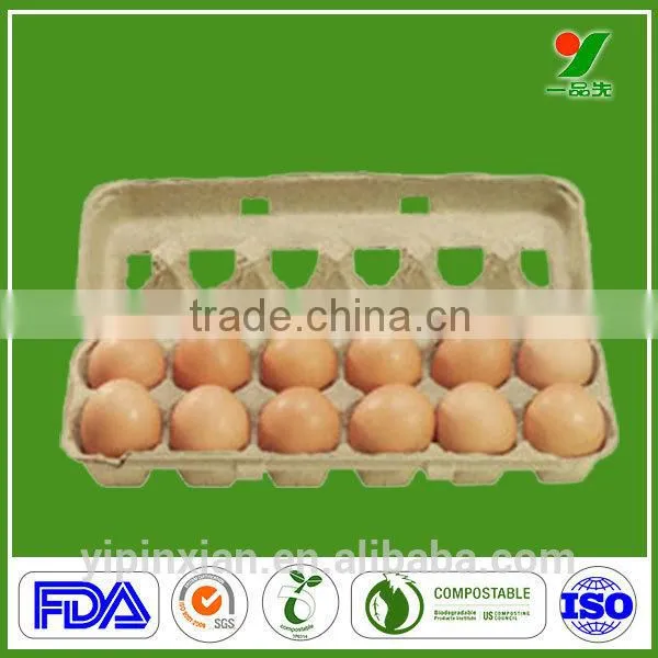 Eco Friendly Biodegradable Recyclable Molded Fiber Egg Packaging photo-4