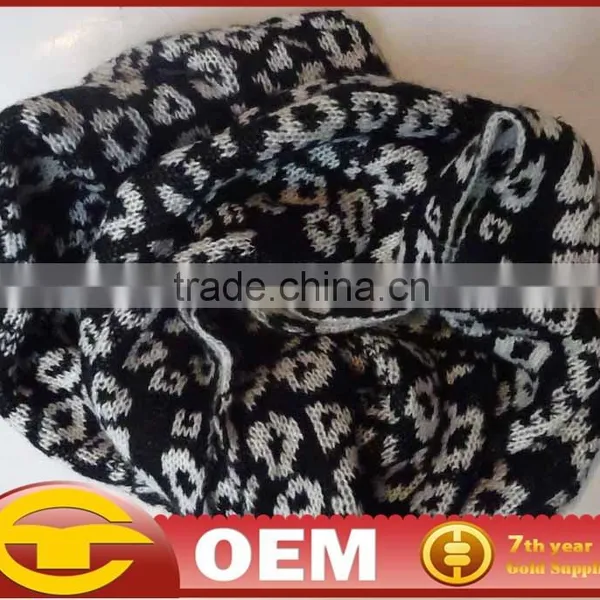 100% Acrylic Wave Point Knitted Scarf and Snood,women Scarf Knitting Pattern,knitting Pattern Snood Scarf