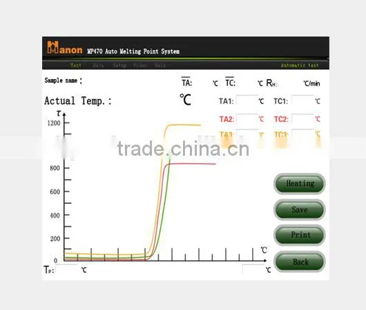 MP470 Automatic Video Melting Point Appratus Fiberglass Melting Point photo-4