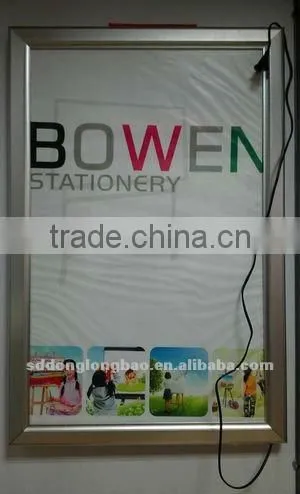 A1 size door lock handle aluminum frame Advertising Boards electronic window led outdoor light box