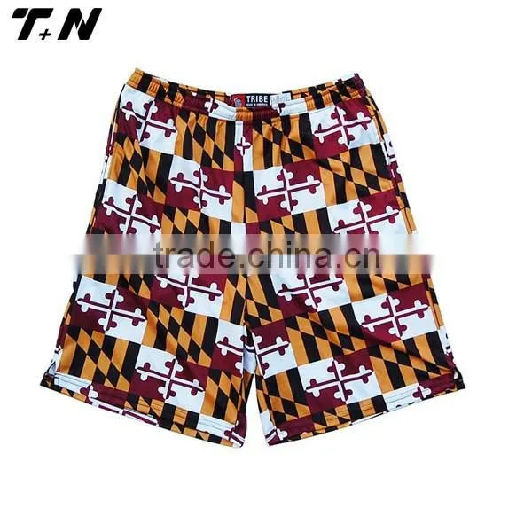 Dry Fit Mesh Polyester Custom Lacrosse Shorts photo-2