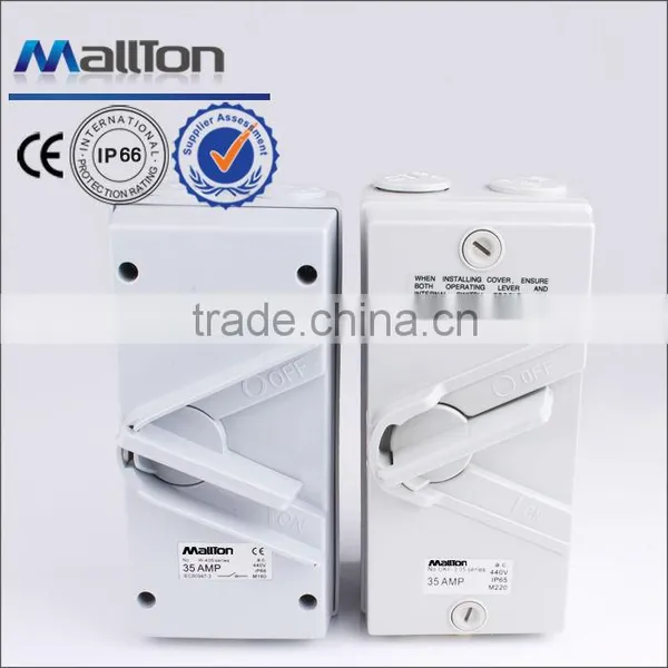 2013New Waterproof Isolating Switches