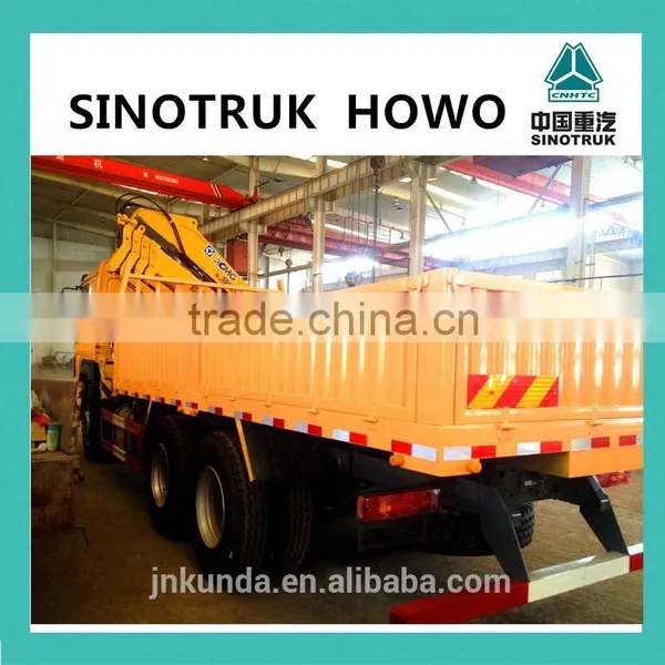 New Condition Howo 25 Ton Cargo Truck With 10 Ton XCMG Truck Crane for Sale Quality Choice photo-4