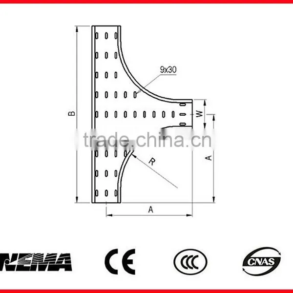 Cable Tray Fitting Horizontal Tee Shape photo-2