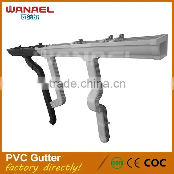 Saving Enegy Building Material White Gutter System, Factory Direct Sell Gutter Drain photo-2