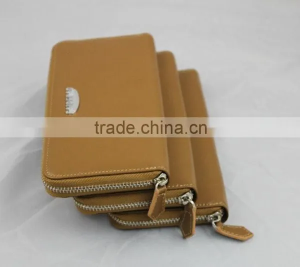 High Quality New Fashion Promition Genuine Leather Men's Wallet With Customized Logo photo-3
