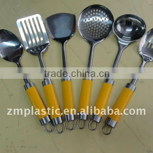 2015 Hot Sale Wholesale Nylon Kitchen Utensils Set Non-stick Pan FDA/LFGB/CE Eco-friendly and Food Garde Colorful