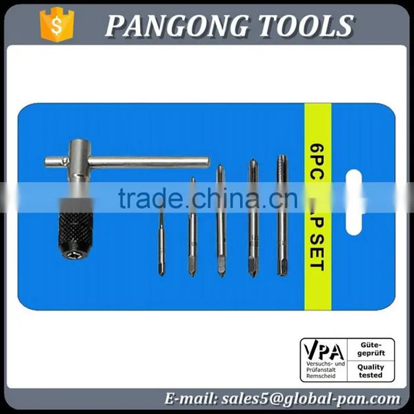 Small Hand Tap Set in 6pcs Taper Tap Set Bsp Tap Set photo-2