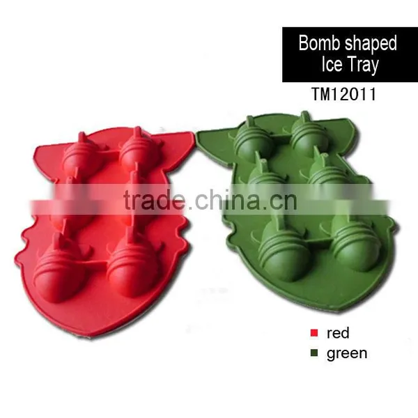 100% Food Grade Atom Bomb Shape Silicone Ice Tray photo-3