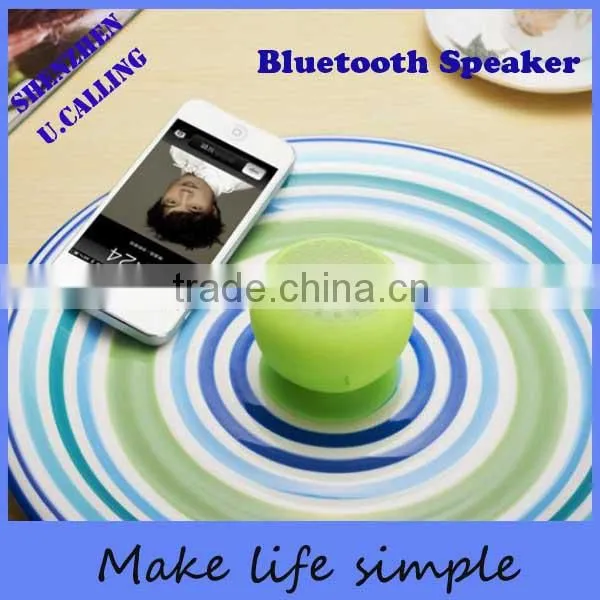 Promotion Price Mini Wireless Suction Bluetooth Speaker for Portable Device photo-3