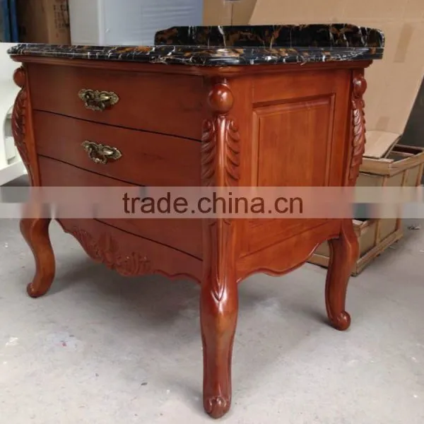Marble Countertop Antique Bathroom Vanities 6625 photo-5