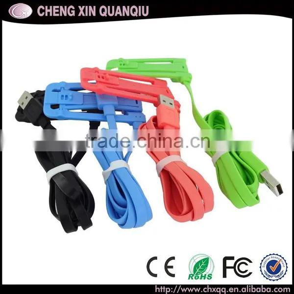 [CX]2016 Latest 2 in 1 Mobile Phone Micro USB Data Charging Cable Transmission Cable for Iphone 6 Charger Cable photo-6
