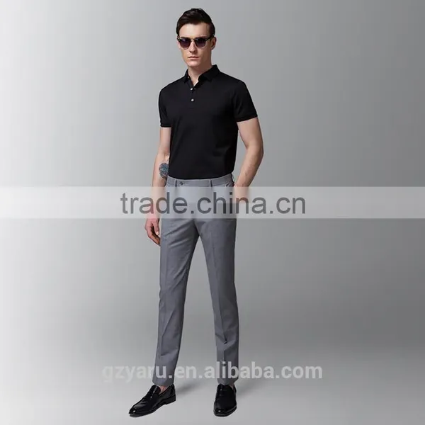 Men's Latest Brand High Quality Classical Business 100% Cotton POLO T Shirt photo-3