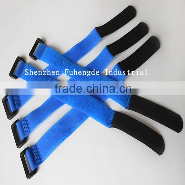 Hook & Loop blue bundle and organize nylon strap