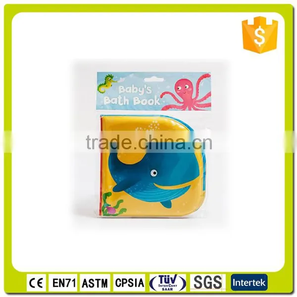 EN71 PVC Cheap Promotional Safe Baby Bath Book Toy Printing photo-4