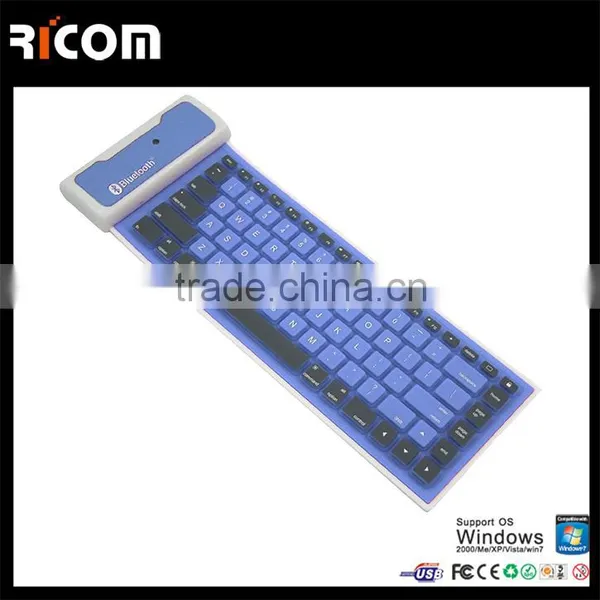 Cheap Silicone Wireless Bluetooth 3.0 Keyboard,silicone Rubber Keyboard Bluetooth,wireless Silicon Bluetooth Keyboard---SKB-212 photo-5