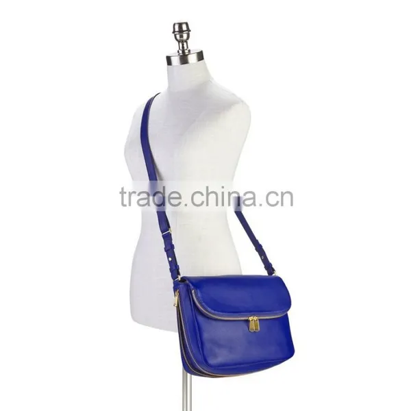 Lady Fashion Handbag Double Zip Crossbody Bag photo-2