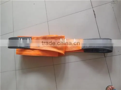 Lifting Tools Flat 100% Polyester Duplex Web Sling Belt Polyester Webbing photo-3