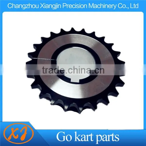 CNC Machining Chain Wheel 428 Pitch Aluminum Kart Sprocket photo-2