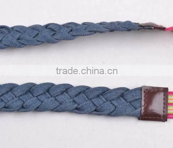 Custom Fashion Webbing Elastic Girls Suspender Leather Button End photo-5