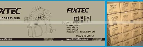 FIXTEC Air Spray Gun 80W Electrostatic Wall Paint Spray Gun photo-4