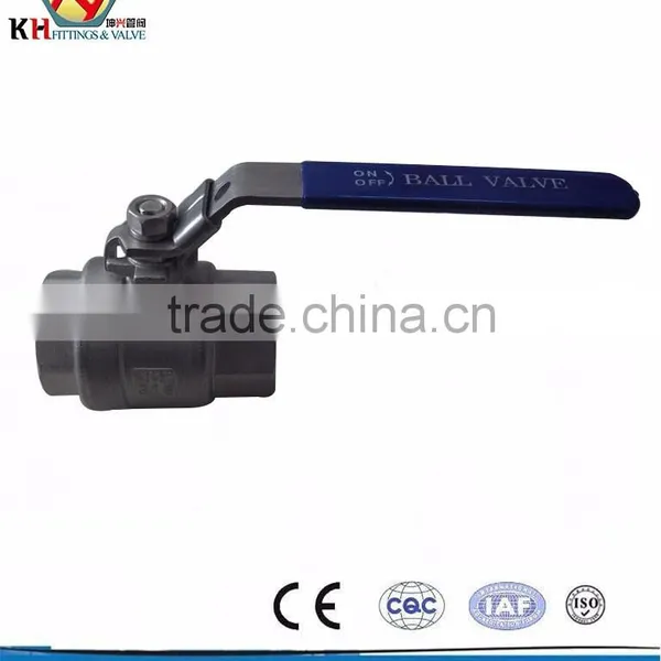 Stainless Steel CF8M Screwed 1000WOG 1PC 2PC 3PC Ball Valve photo-4