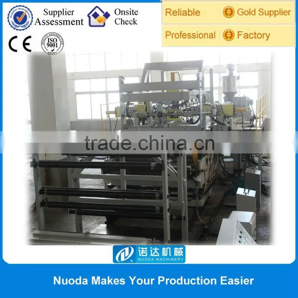Automatic Mitsubishi PLC Control Cast Embossed Film Production Line photo-5