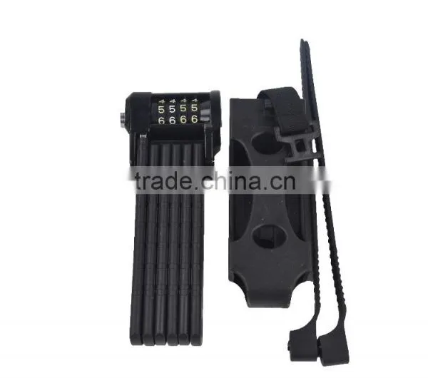 Hot Sale High Quality Factory Price Durable Fashionable Anti-theft Bicycle Folding Lock Bicycle Parts photo-3