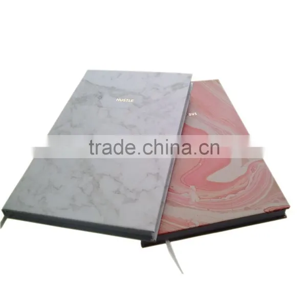 Promotional&Gift Usage Gold Foil Paper Marble Notebook photo-3
