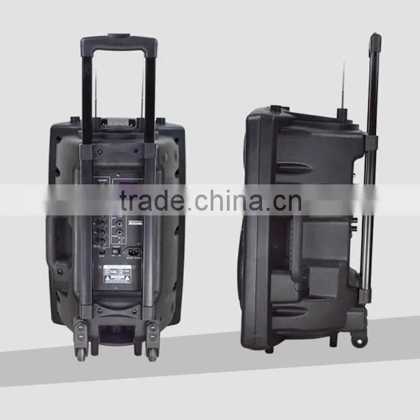 Hoxen 12inch Portable Trolley Plastic Speakers With Bluetooth L-4 photo-3