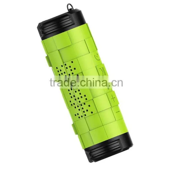 2016 New Design Bike Speaker Outdoor Water Proof Blue Tooth Speaker With Heavy Bass and Powerful Sound
