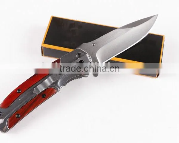 OEM Pocket Knife Rosewood With 440C Blade photo-3