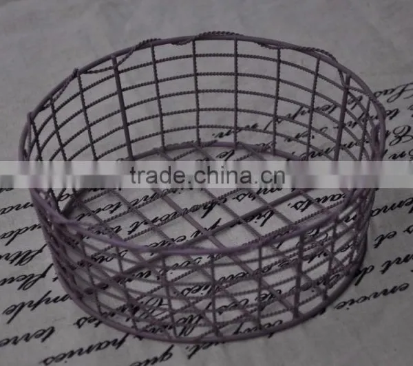 Galvanized Steel Hand Freezer Storage Metal Wire Baskets photo-2