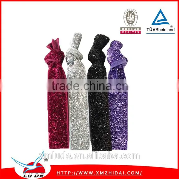 New Design Glitter Elastic Ribbon for Hair Ties/hair Tie photo-2