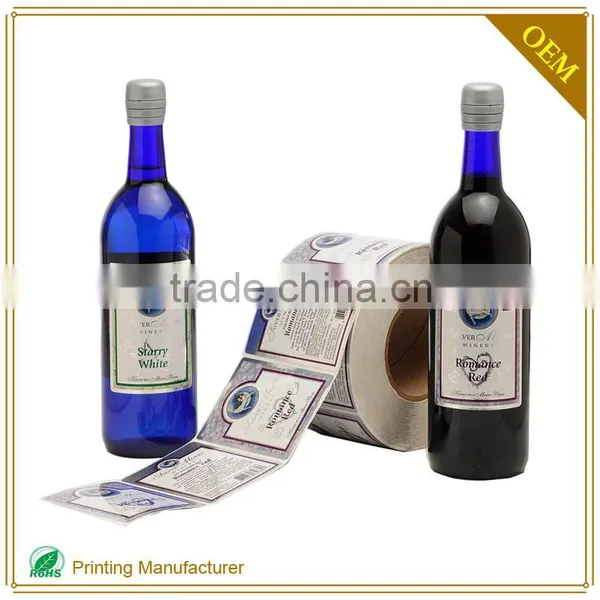 2015 Luxury Wine Sticker Label Paper Custom For Global Customers China Manufacturer photo-3
