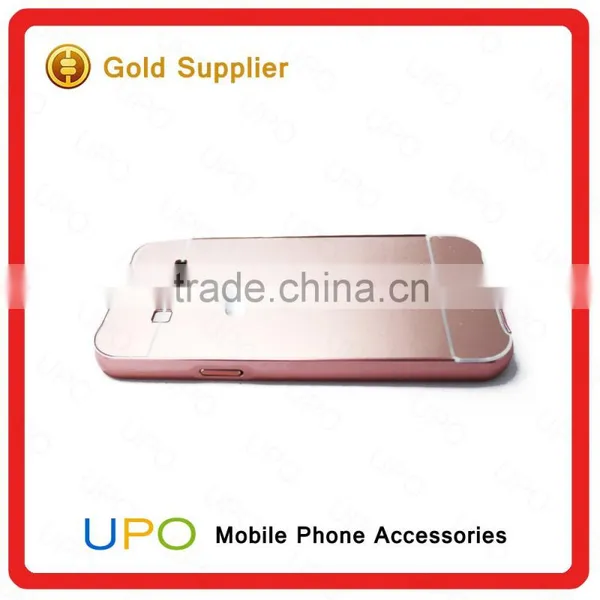 [UPO] New Arrival Mirror Metal Aluminum Bumper Acrylic Plastic PC Back Cover Case for Samsung Galaxy J7 photo-4