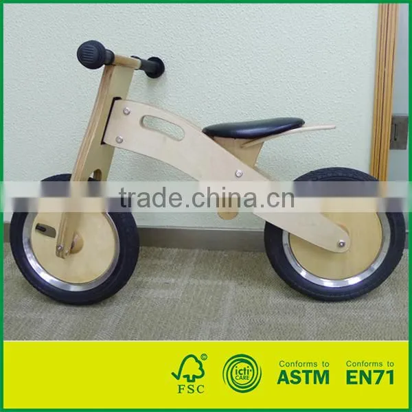 High Five Green Forest Wooden Children Balance Bike photo-3