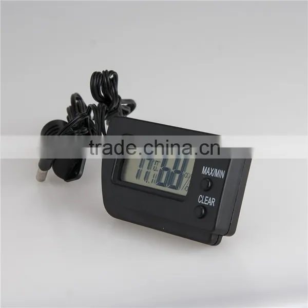 Plastic Thermometer Hygrometer With Dual Sensor Cable photo-2