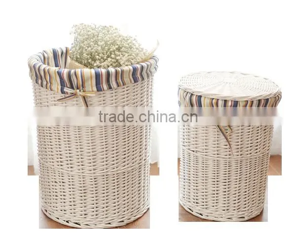 Large Wicker Storage Laundry Basket
