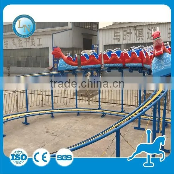 Children / Adult Amusement Sliding Dragon Indoor Mini Roller Coaster photo-4