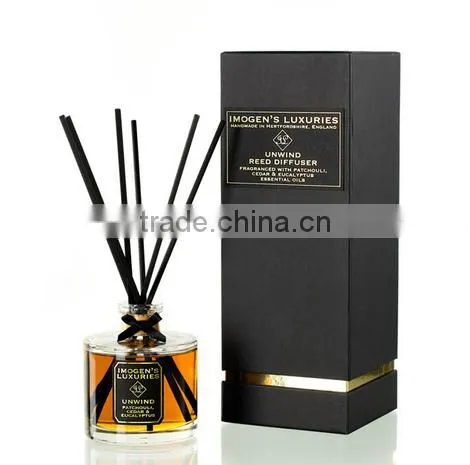 Cardboard Reed Diffuser Box With Botanical Pattern photo-2